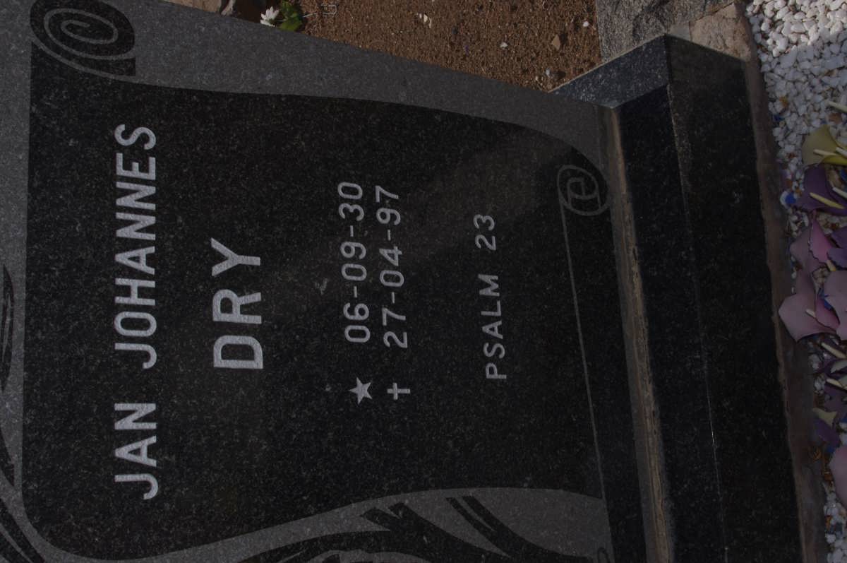 DRY Jan Johannes 1930-1997