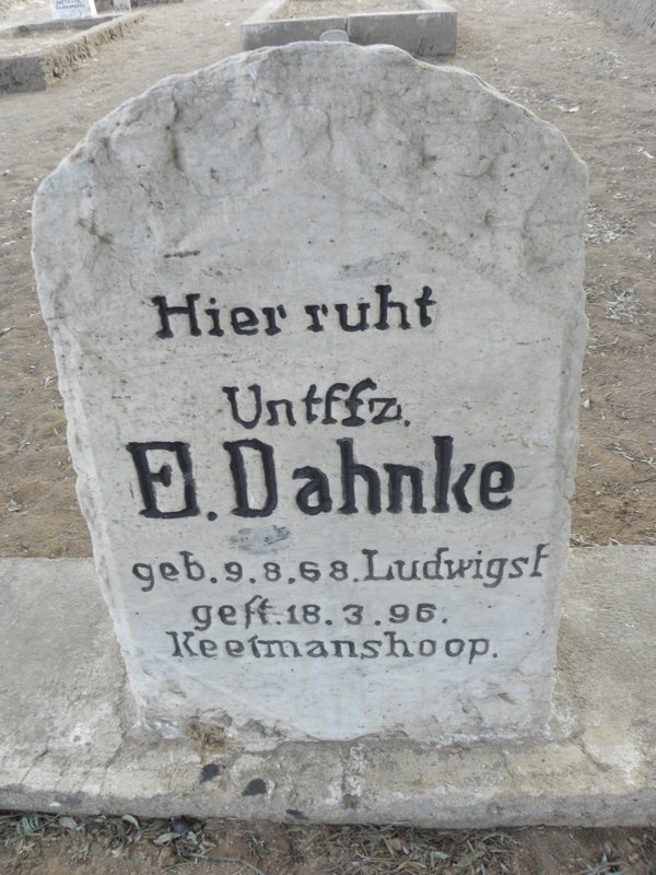 DAHNKE E. 1868-1896