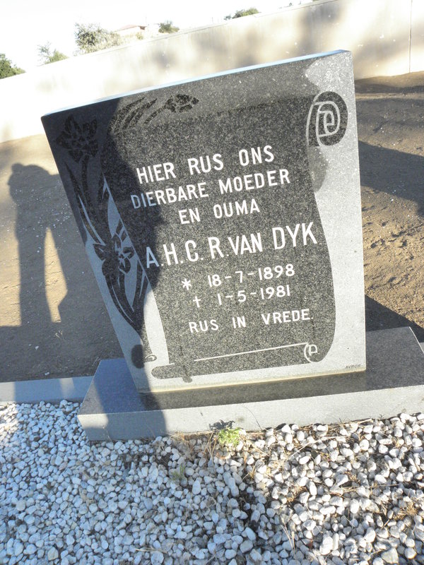 DYK A.H.C.R., van 1898-1981