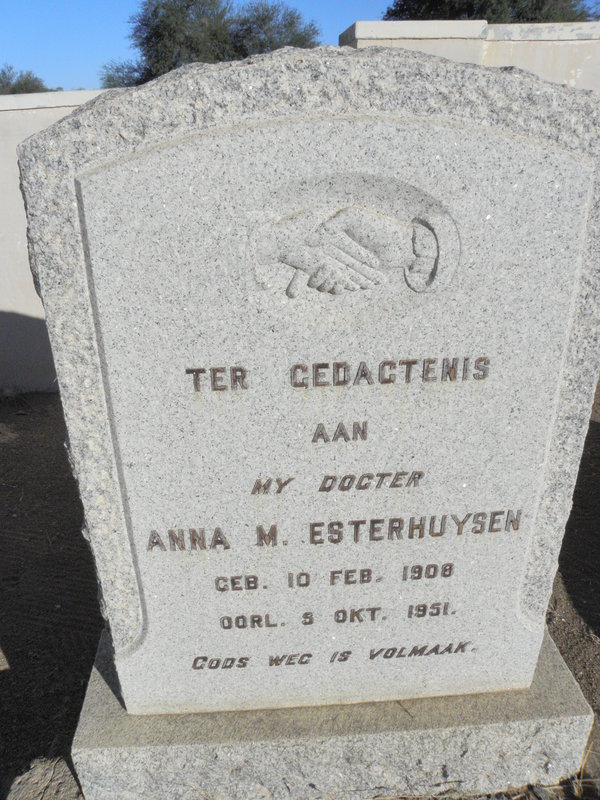 ESTERHUYSEN Anna M. 1908-1951
