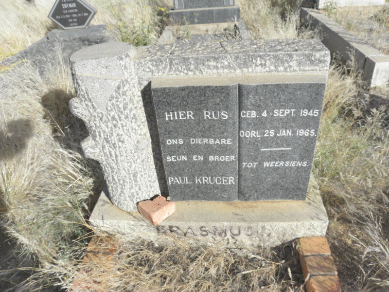 ERASMUS Paul Kruger 1945-1965
