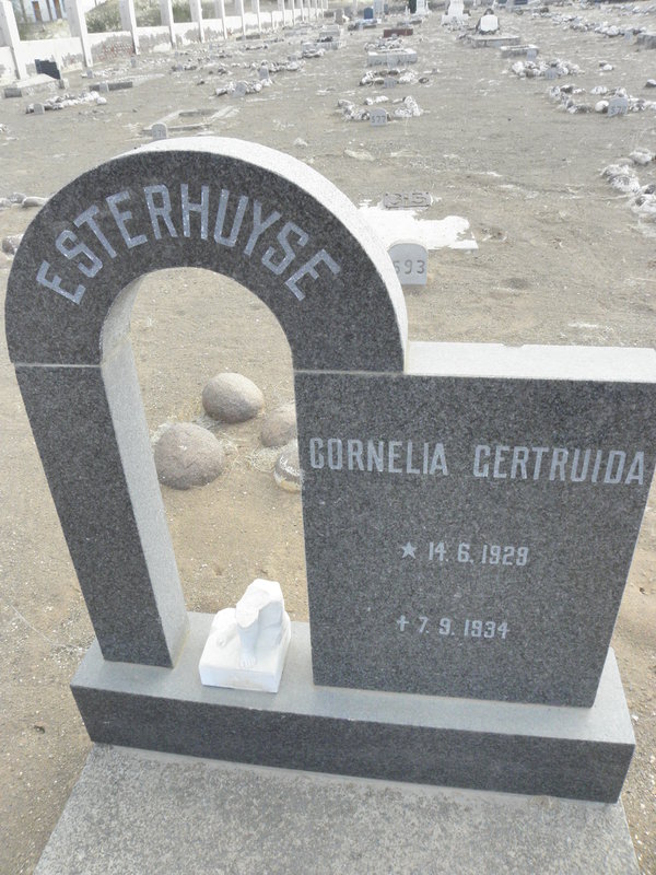 ESTERHUYSE Cornelia Gertruida 1929-1934