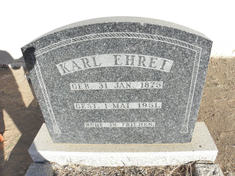 EHRET Karl 1875-1951