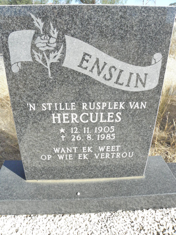 ENSLIN Hercules 1905-1985