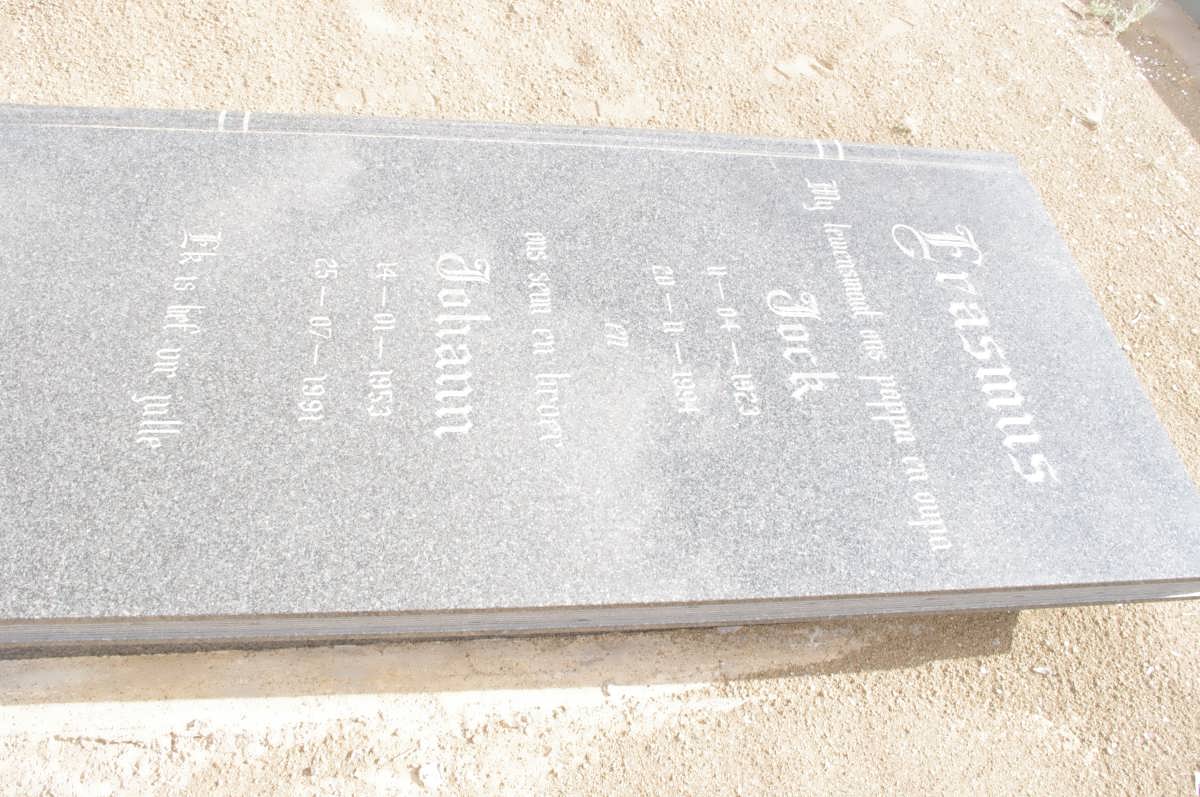 ERASMUS Jock 1923-1994