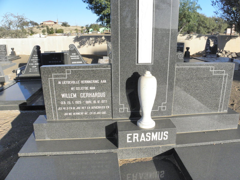 ERASMUS Willem Gerhardus 1925-1977