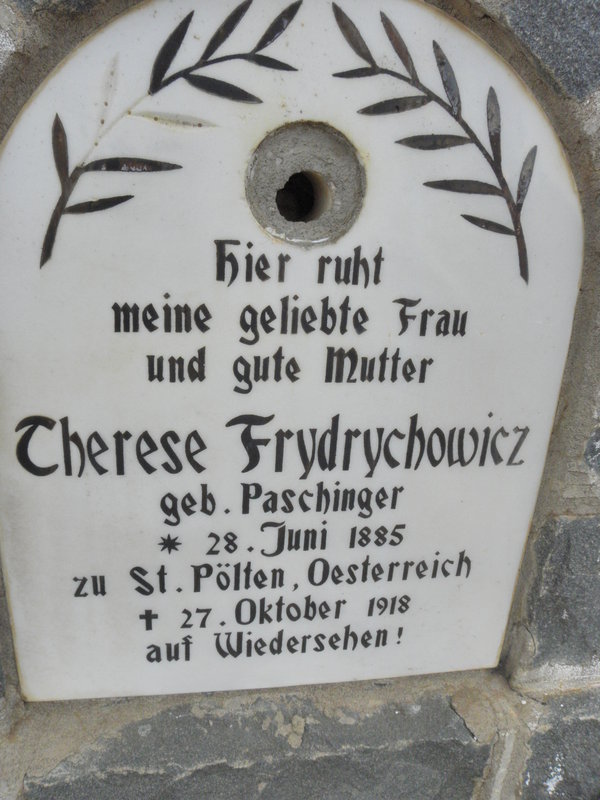 FRYDRYCHOWICZ Therese 1885-1918