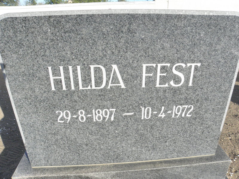 FEST Hilda 1897-1972