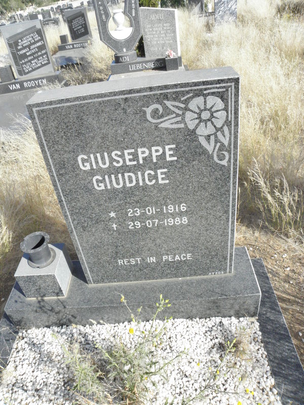 GIUDICE Guiseppe 1916-1988