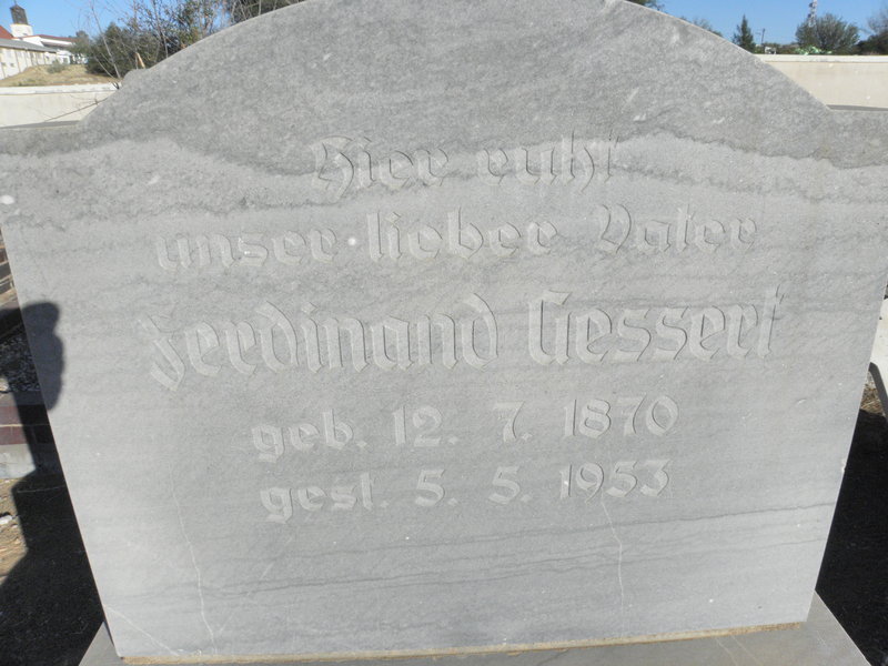 GESSERT Ferdinand 1870-1953