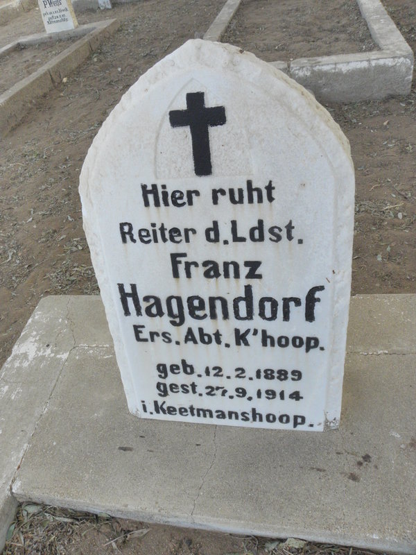 HAGENDORF Franz 1889-1914