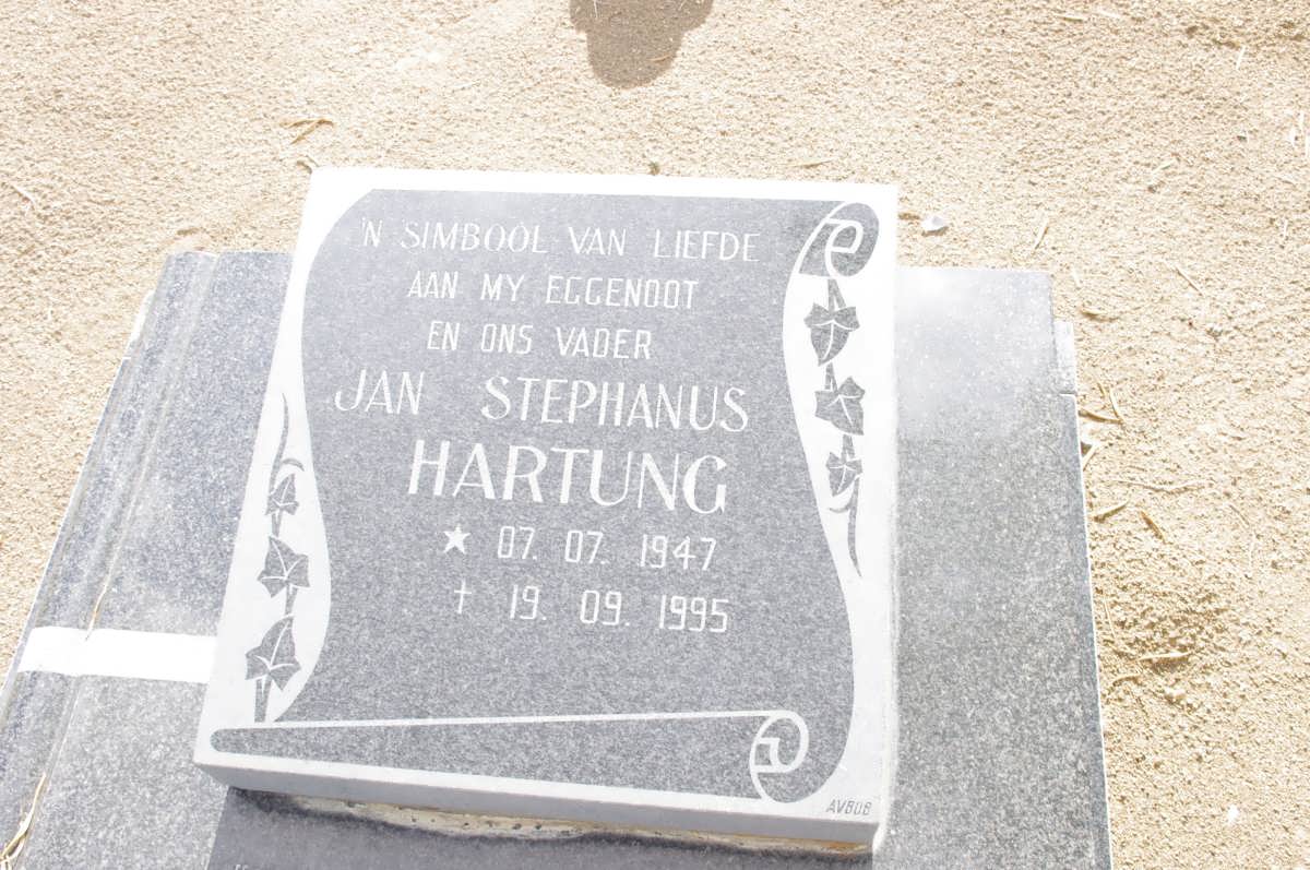 HARTUNG Jan Stephanus 1947-1995