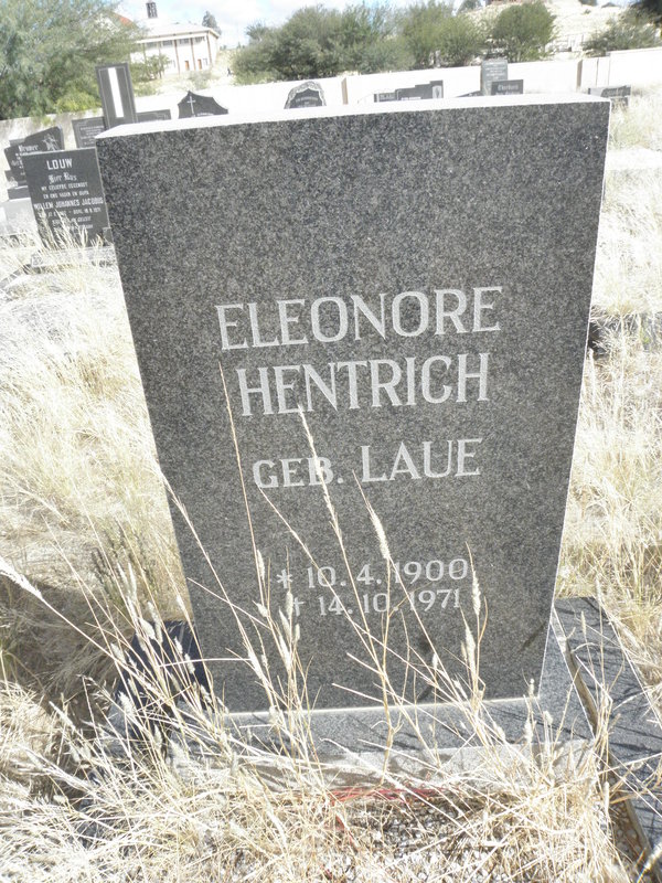 HENTRICH Eleonore nee LAUE 1900-1971