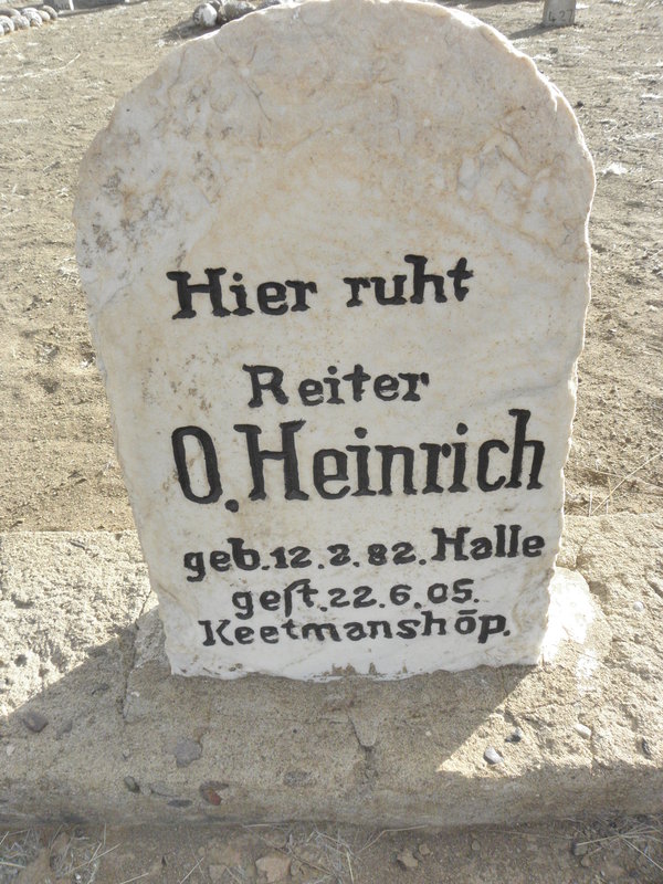 HEINRICH O. 1882-1905