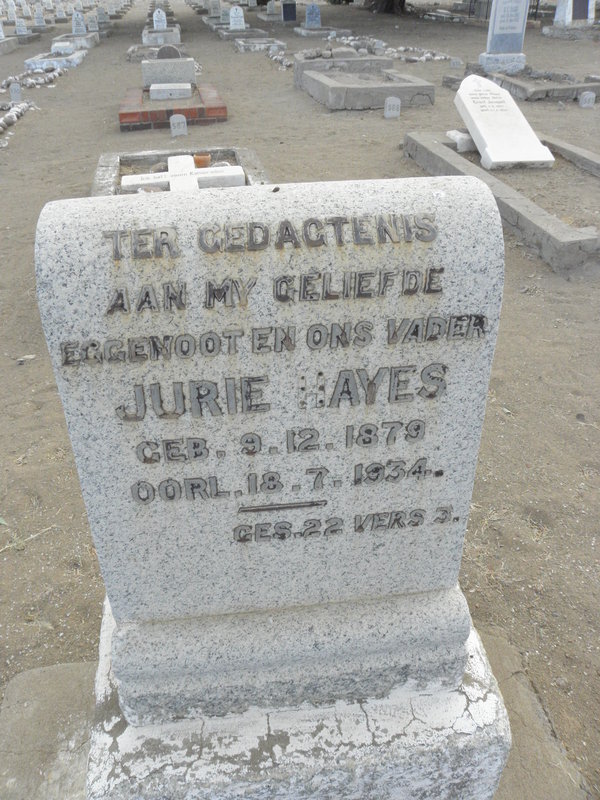 HAYES Jurie 1879-1934