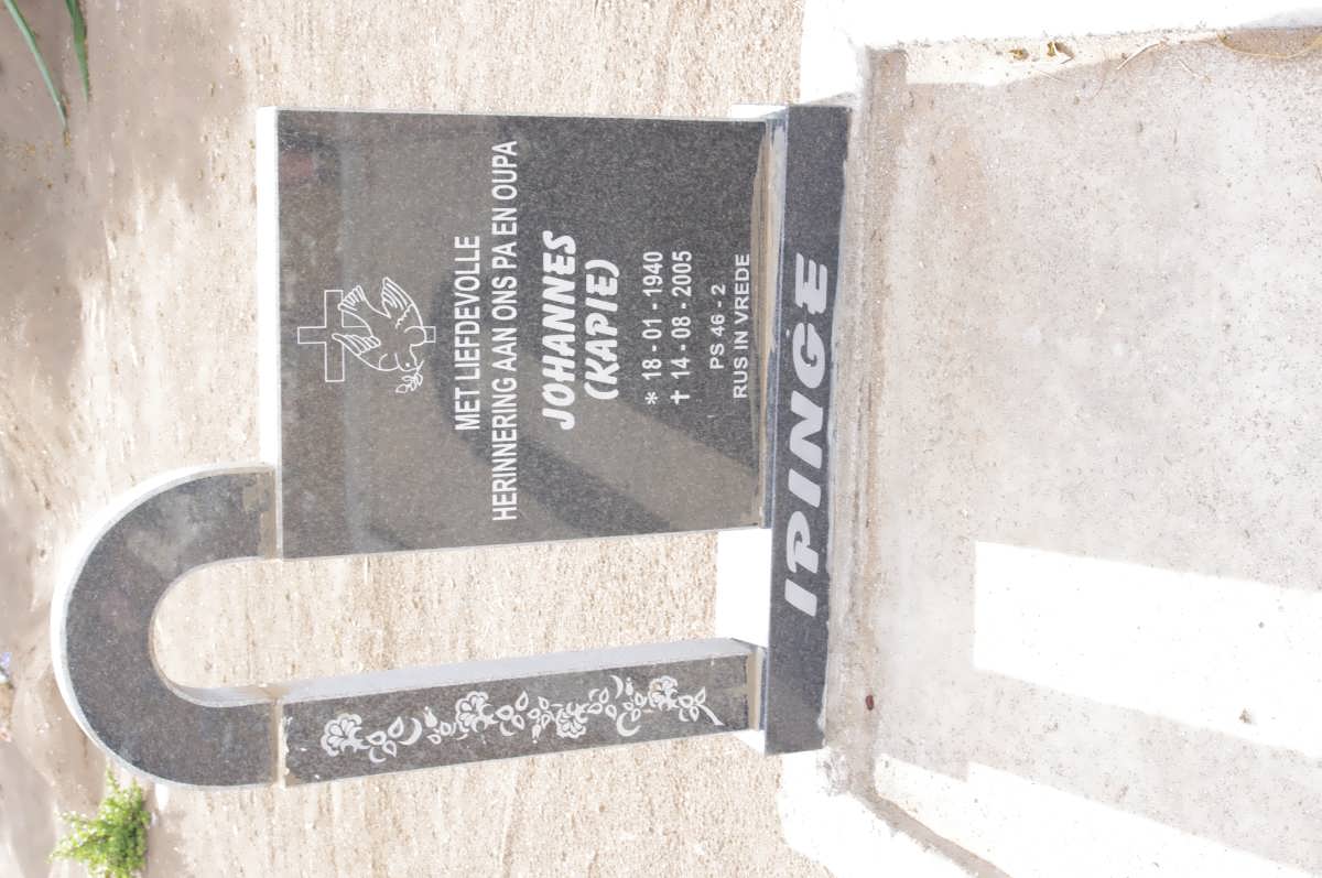 IPINGE Johannes 1940-2005