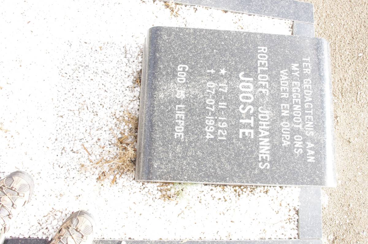 JOOSTE Roeloff Johannes 1921-1994