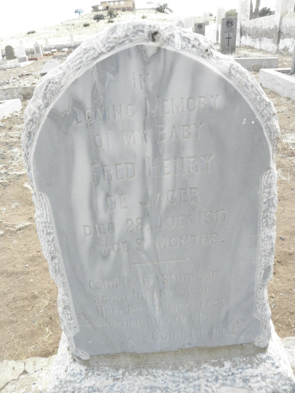JAGER Fred Henry, de -1917
