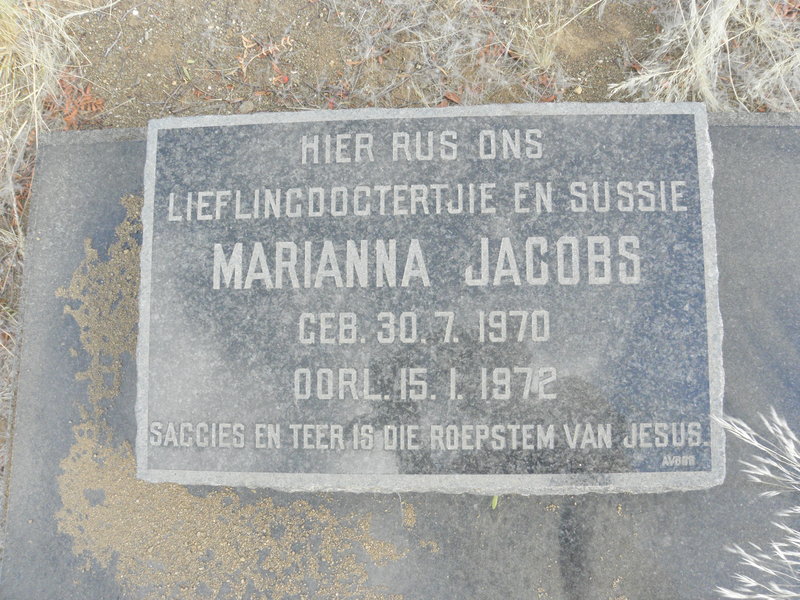 JACOBS Marianna 1970-1972