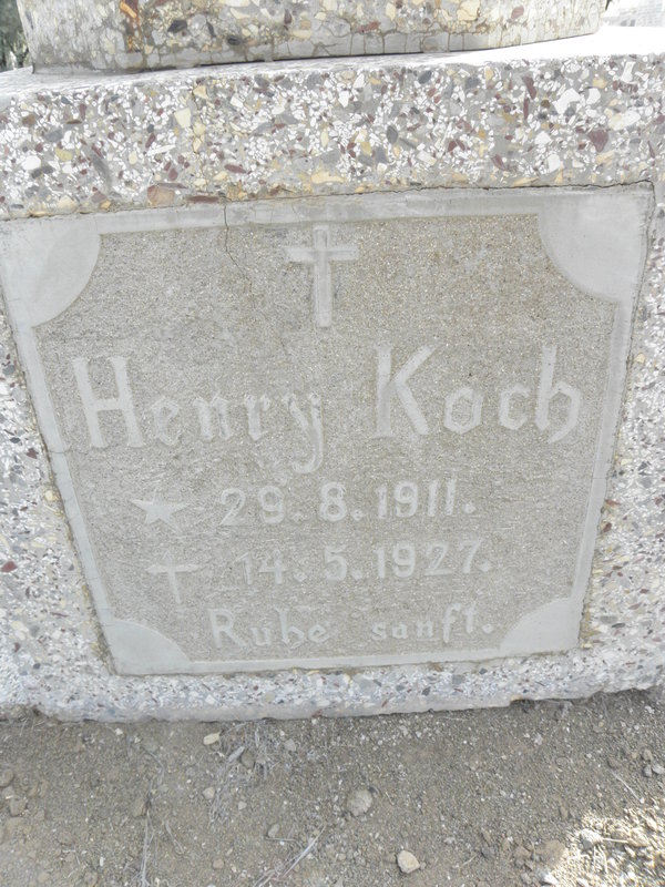 KOCH Henry 1911-1927