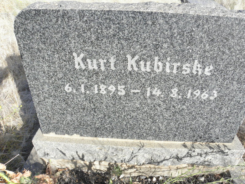 KUBIRSKE Kurt 1895-1963