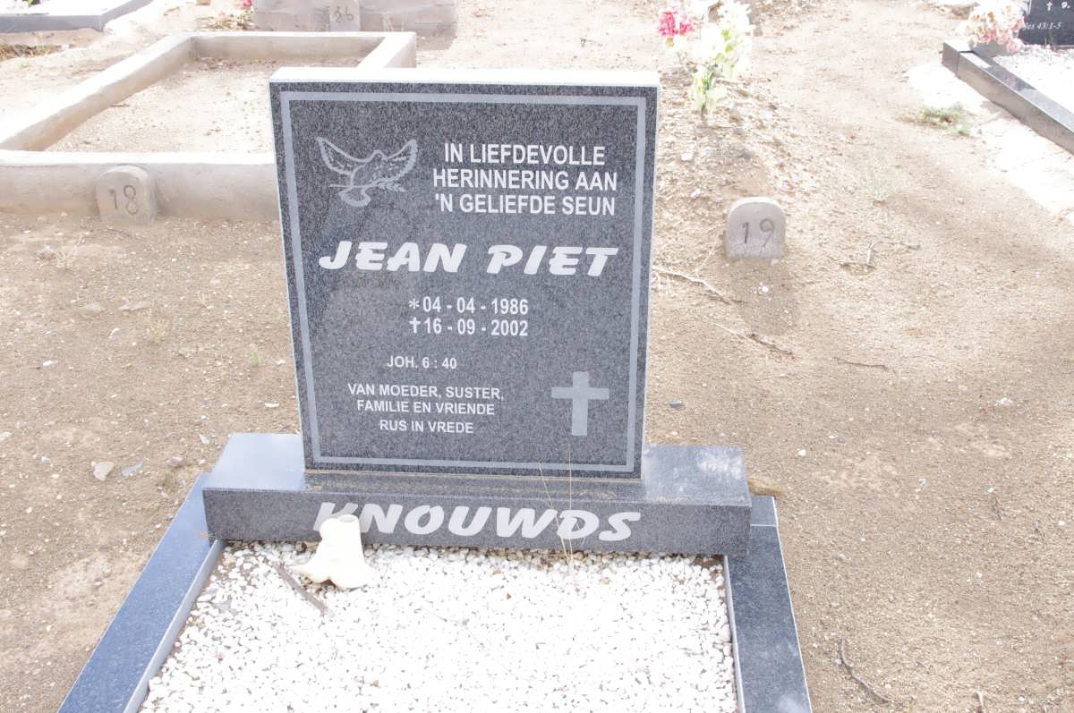 KNOUWDS Jean Piet 1986-2002
