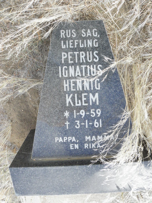 KLEM Petrus Ignatius Henning 1959-1961