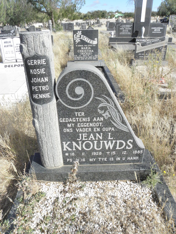 KNOUWDS Jean L. 1928-1985
