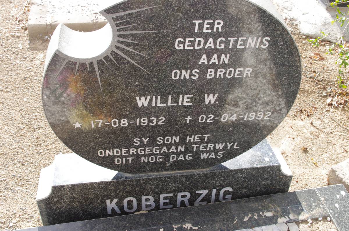 KOBERZIG Willie W. 1932-1992