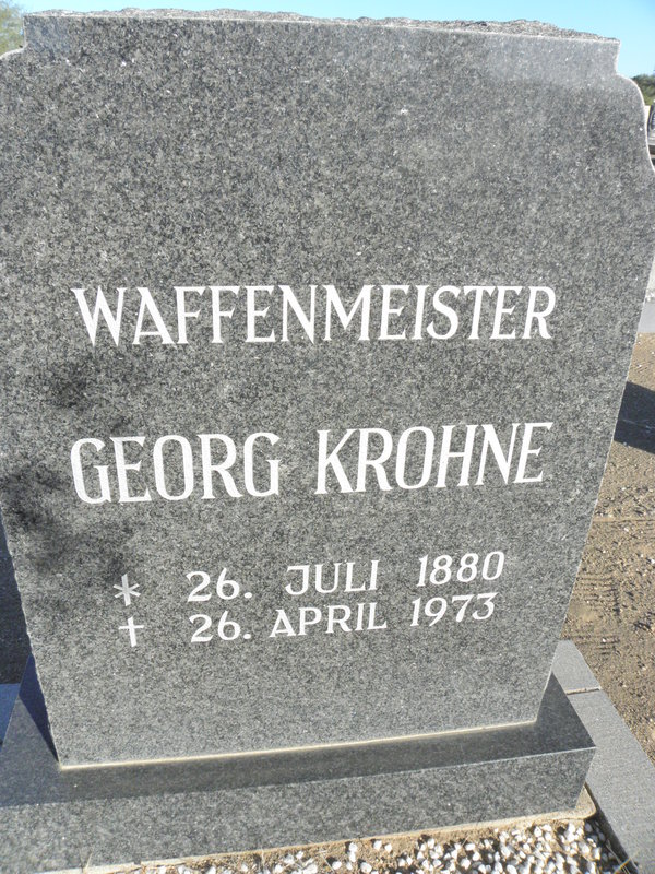 KROHNE Georg 1880-1973