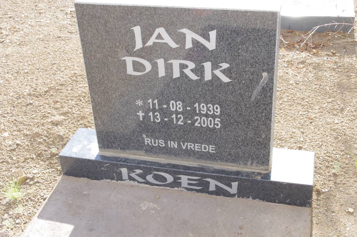 KOEN Jan Dirk 1939-2005