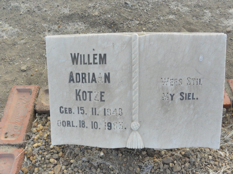 KOTZE Willem Adriaan 1948-1953