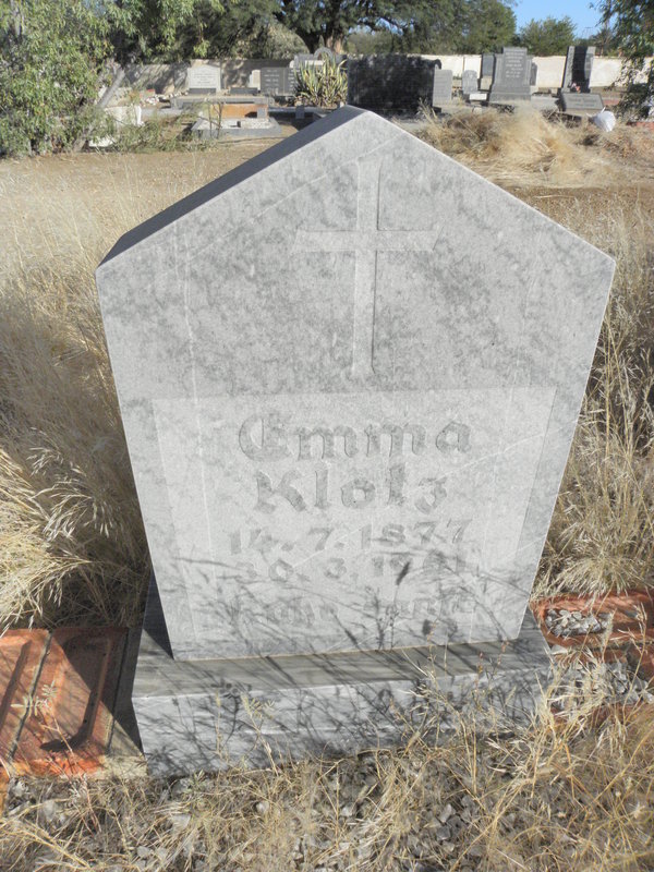 KLOTZ Emma 1877-1961