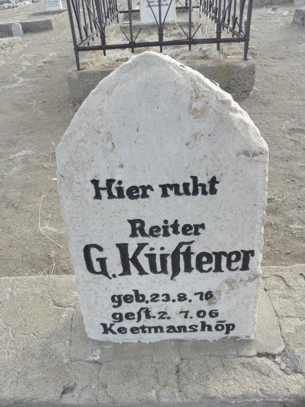 KUSTERER G. 1876-1906