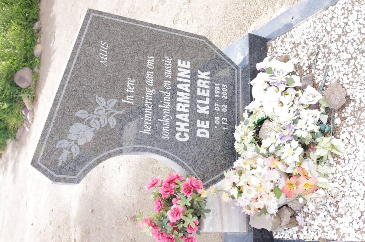 KLERK Charmaine, de 1981-2003