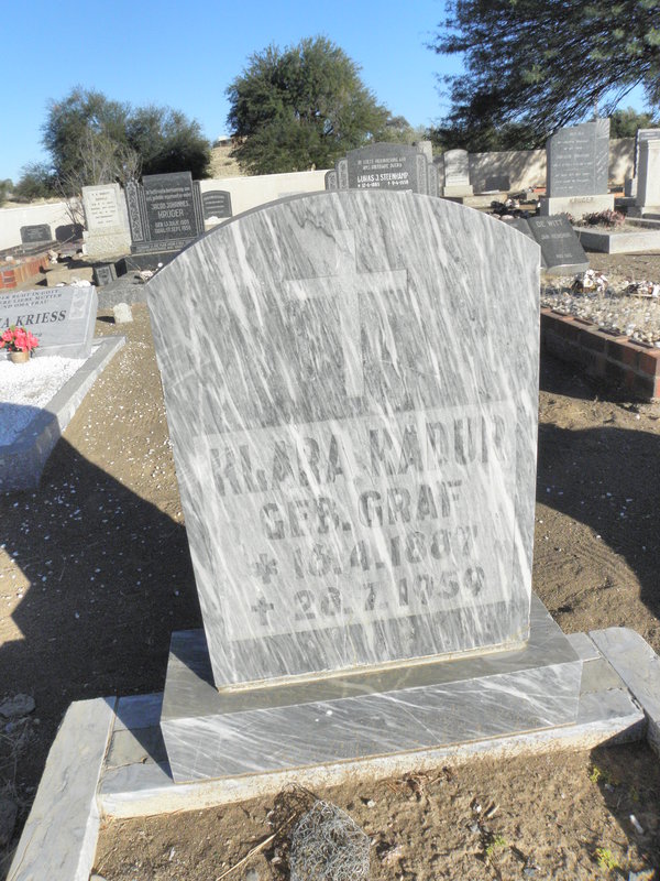 KADUR Klara nee GRAF 1887-1959