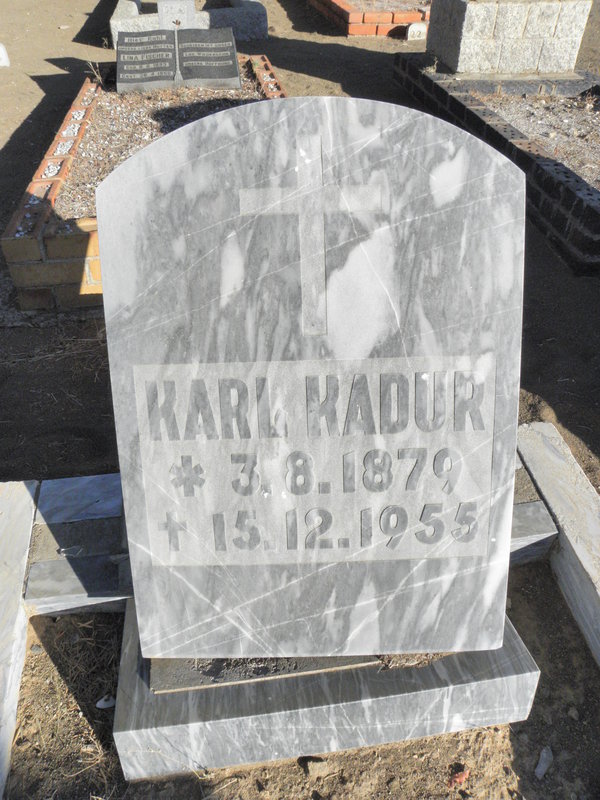 KADUR Karl 1879-1955