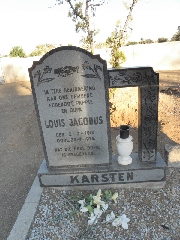 KARSTEN Louis Jacobus 1901-1974