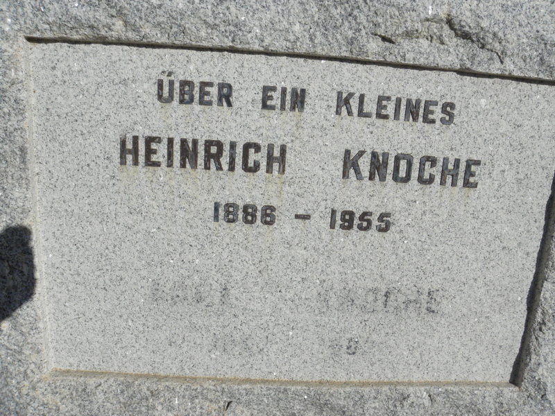 KNOCHE Heinrich 1886-1955