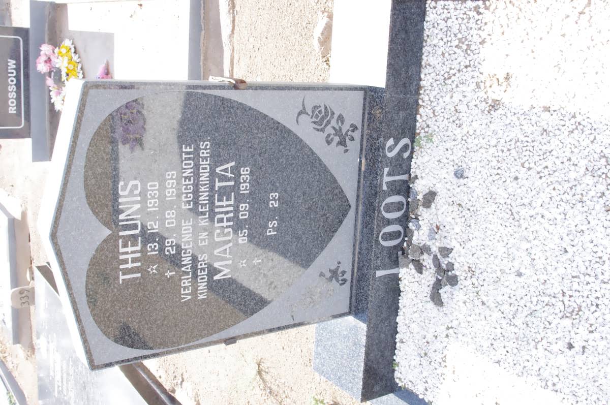 LOOTS Theunis 1930-1999 &amp; Magrieta 1936-