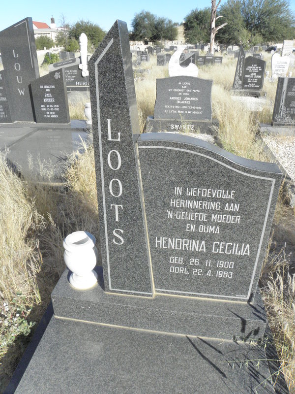 LOOTS Hendrina Cecilia 1900-1983