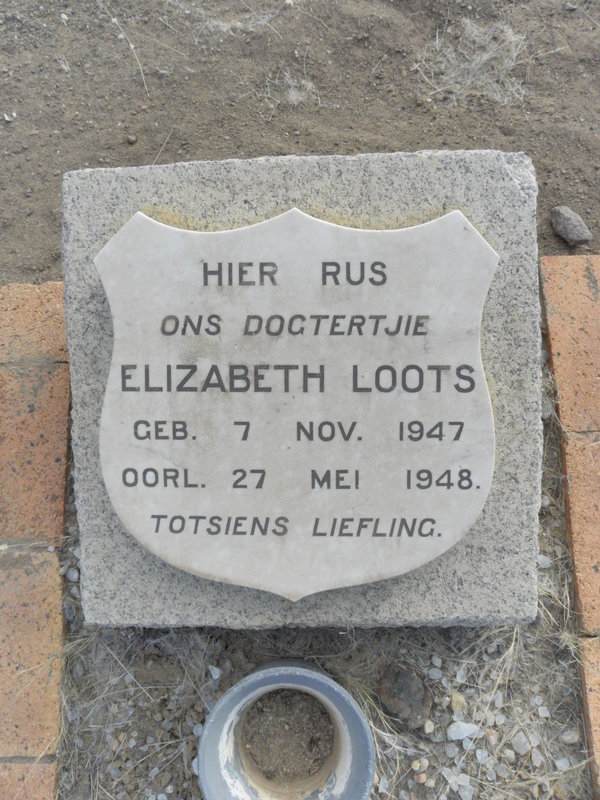 LOOTS Elizabeth 1947-1948