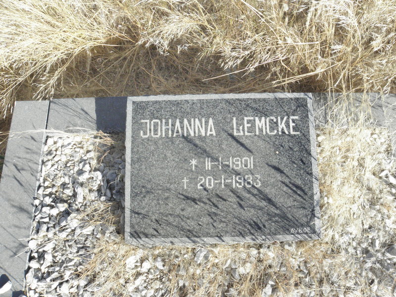 LEMCKE Johanna 1901-1983