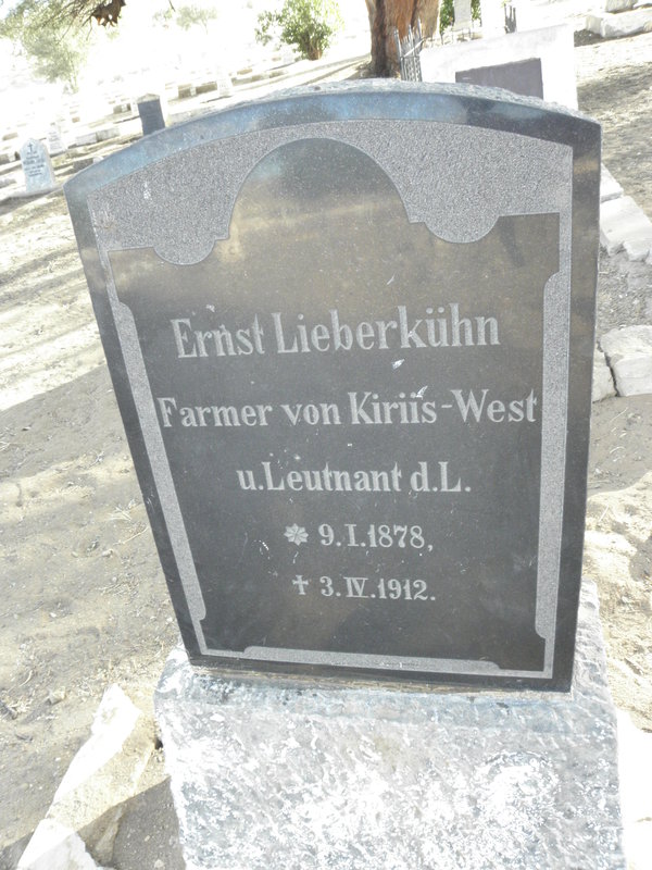 LIEBERKÜHN Ernst 1878-1912