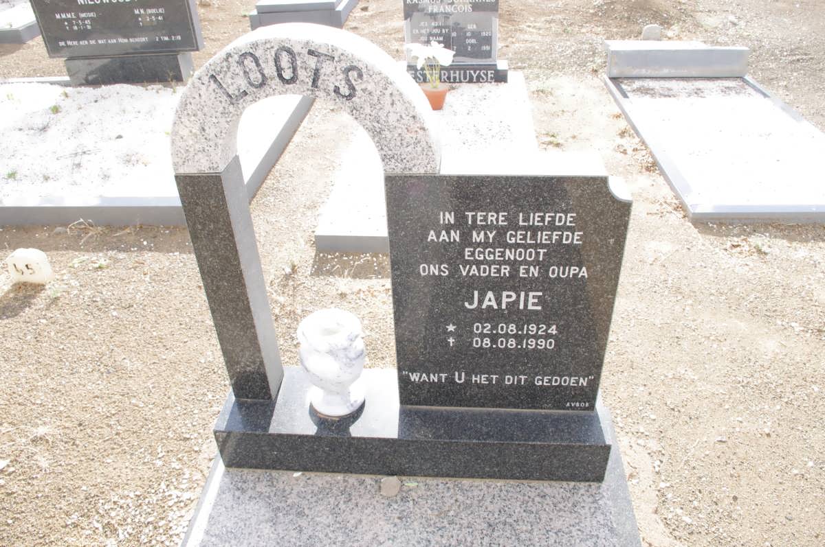 LOOTS Japie 1924-1990