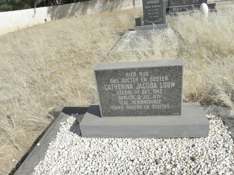 LOUW Catharina Jacoba 1945-1971