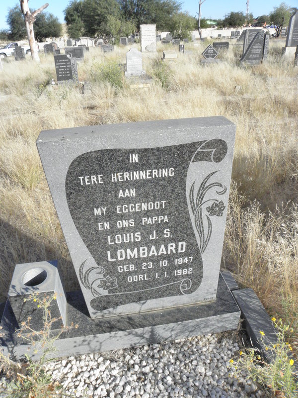 LOMBAARD Louis J.S. 1947-1988