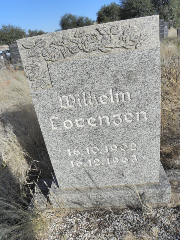LORENZEN Wilhelm 1902-1963