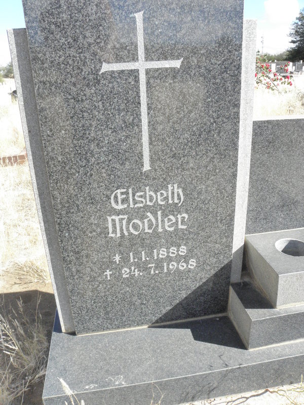 MODLER Elsbeth 1888-1968