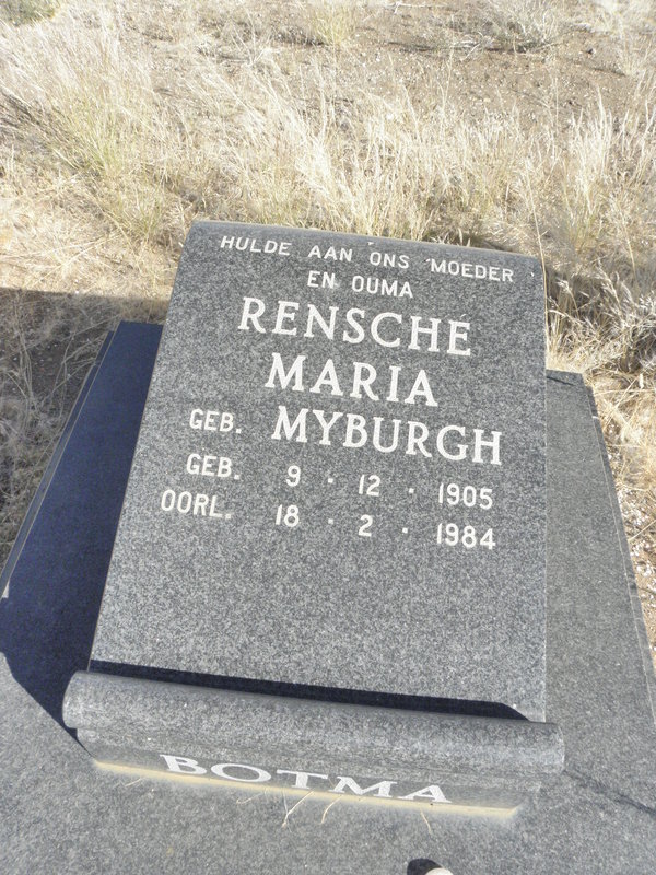 MYBURGH Rensche Maria 1905-1984